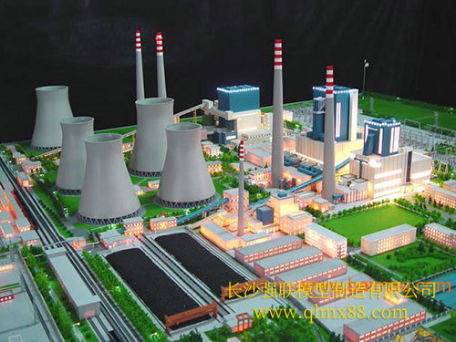 火力發(fā)電廠模型 火力發(fā)電廠模型