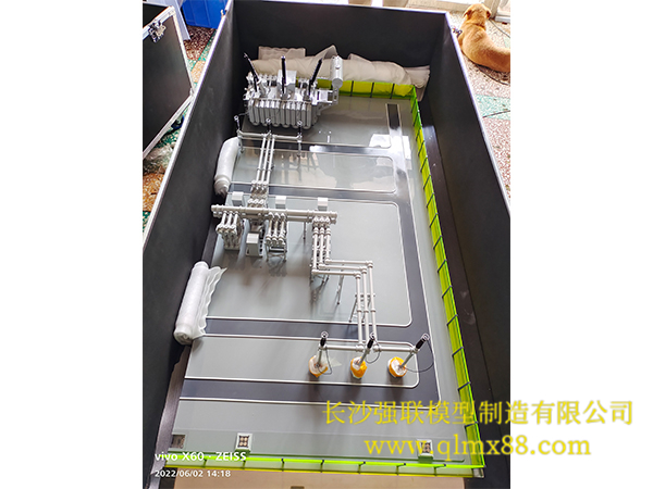 升壓站模型 升壓站模型